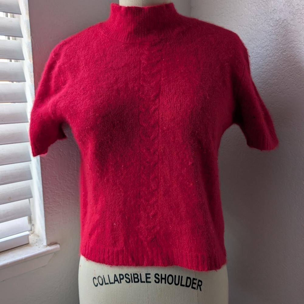 Vintage Short Sleeve Sweater